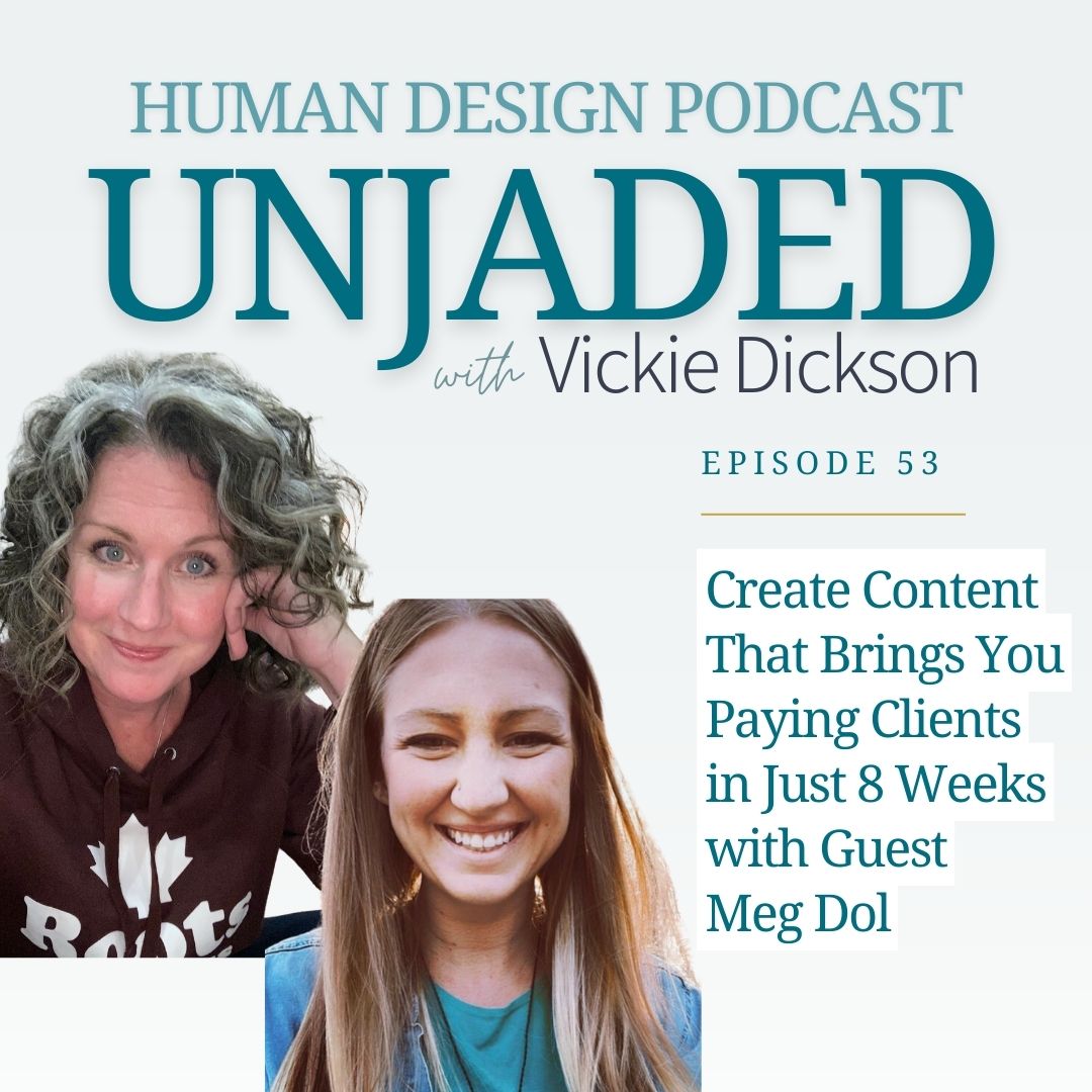 Unjaded Episode 53: Create Content That Brings You Paying Clients in Just 8 Weeks with Guest Meg Dolan 4/6 Emotional Generator