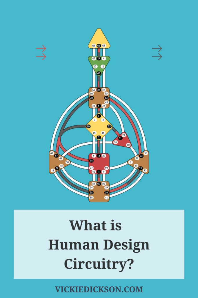 A photo of the Human Design chart showing Human Design Circuitry asking what is human design circuitry?